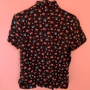 Size Small Vans Girls Floral Button Up